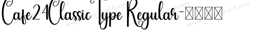 Cafe24ClassicType Regular字体转换